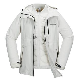 迪卡侬冲锋衣女三合一户外冬季羽绒服防风加厚夹克男ODW