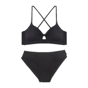 Alitayxx 燃烧爱 本命年红色简约舒适无钢圈美背少女内衣文胸套装