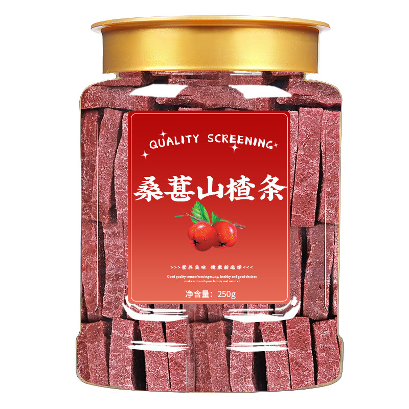 桑葚山楂条零食果脯片干糖精果丹山楂类制品