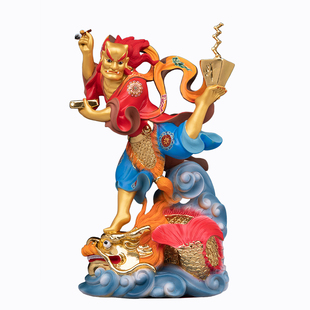 魁星神像树脂魁星踢斗独占熬头魁星点斗文魁夫子家用书房供奉摆件