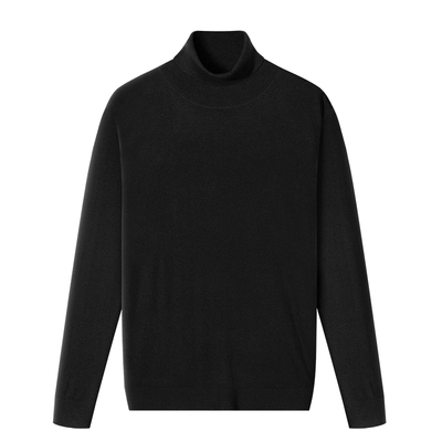 男士经典高领毛衣羊毛