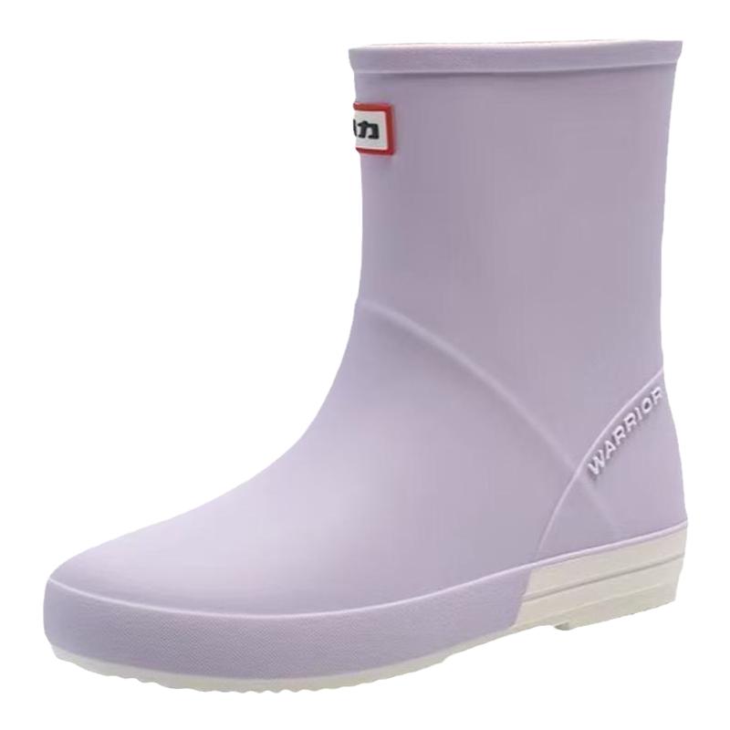 上海回力雨鞋女款韓版時尚水鞋耐磨雨靴膠鞋防水防滑加厚短筒水靴