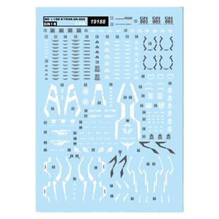 中环MG主天使模型水贴 1/100 GN-003高达OO 59547水贴纸 19188