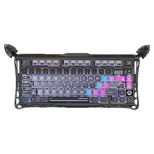 重力星球破茧75K1Pro机械键盘电竞游戏专用铝合金无线三模朋克风