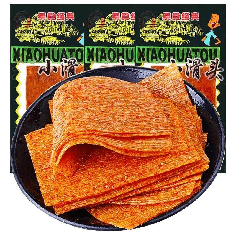 小滑头辣条麻辣大辣片小吃时候回忆解馋面筋儿时怀旧零食休闲食品