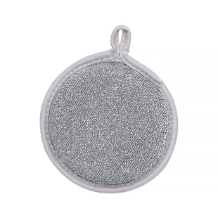 海绵块钢丝洗碗布不沾油厨房专用银丝抹布洗碗海绵擦刷碗神器双面