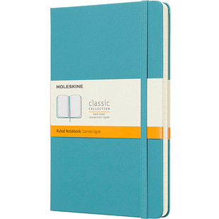 moleskine笔记本黑色彩色经典硬面A5手账办公商务学习高档记事本