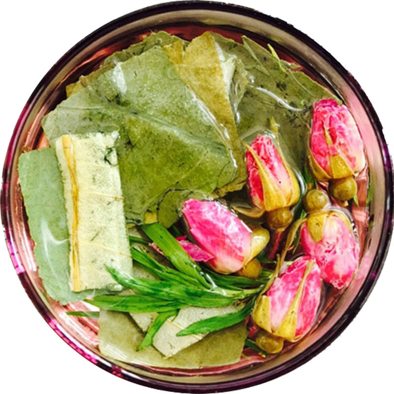 玫瑰荷叶茶天然纯干决明子组合花组合型花茶