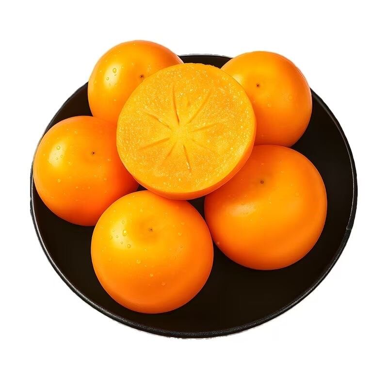 冰糖心广西甜脆柿子9斤当季新鲜脆甜巧克力脆柿10斤现摘黄心柿子