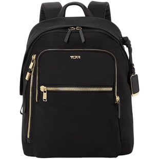 【女王节礼物】TUMI/途明Voyageur潮流黑金女士双肩包