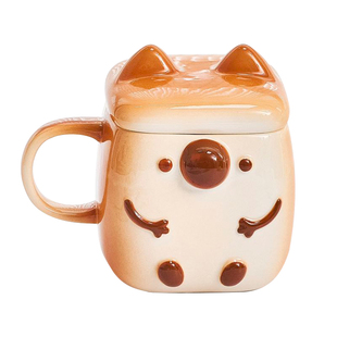 造物动人x知乎可爱陶瓷带盖马克杯子咖啡杯家用办公室生日礼物