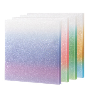 得力渐变珠光透明便利贴强粘性快干ins便利贴学生手帐小本子备忘记事本便条少女心便签纸可撕简约高颜值