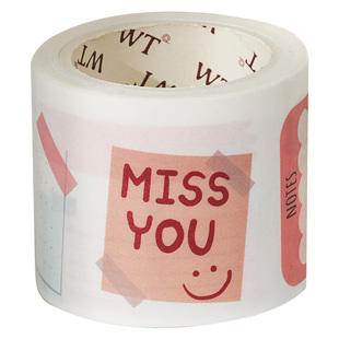 WT品牌原创Emoji日记模切线手帐和纸胶带贴纸可撕装饰基础