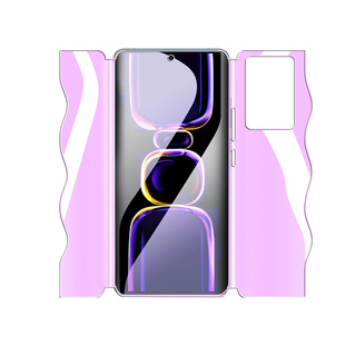 适用红米k60钢化水凝膜全屏覆盖redmik60pro手机膜高清k60e前后全包k60至尊版一体膜小米全身背膜防摔保护por