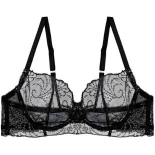 LACLOVER兰卡文繁星点点网纱性感薄文胸薄杯LC13SN1