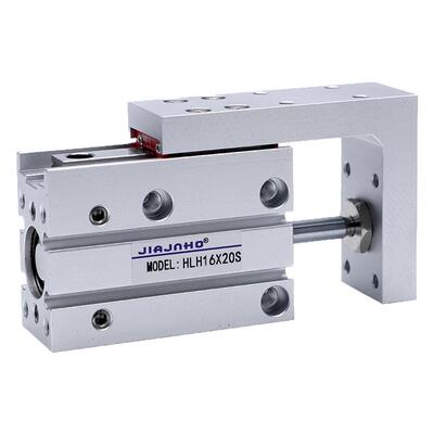 侧轨精密滑台气缸MXH/HLH6/10/16/20X5X10X15X20X25X30X40X50-Z-S