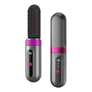 OVL无线便携直发梳负离子不伤发直卷发棒两用直板夹电梳子高颅顶