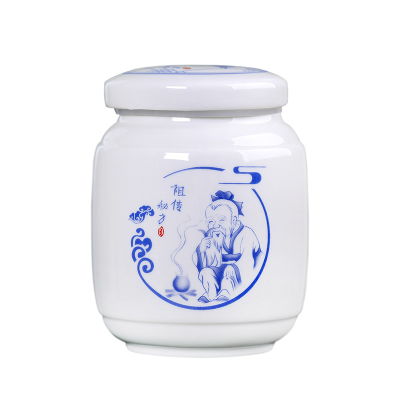 陶瓷中式风蜂蜜储物罐