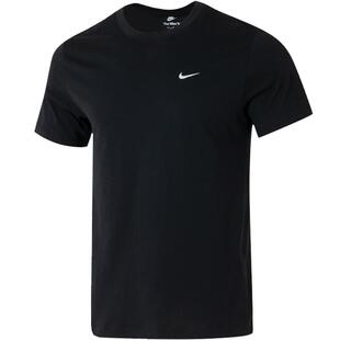 Nike耐克正品夏季新款黑色运动健身短袖纯棉美式T恤跑步透气休闲
