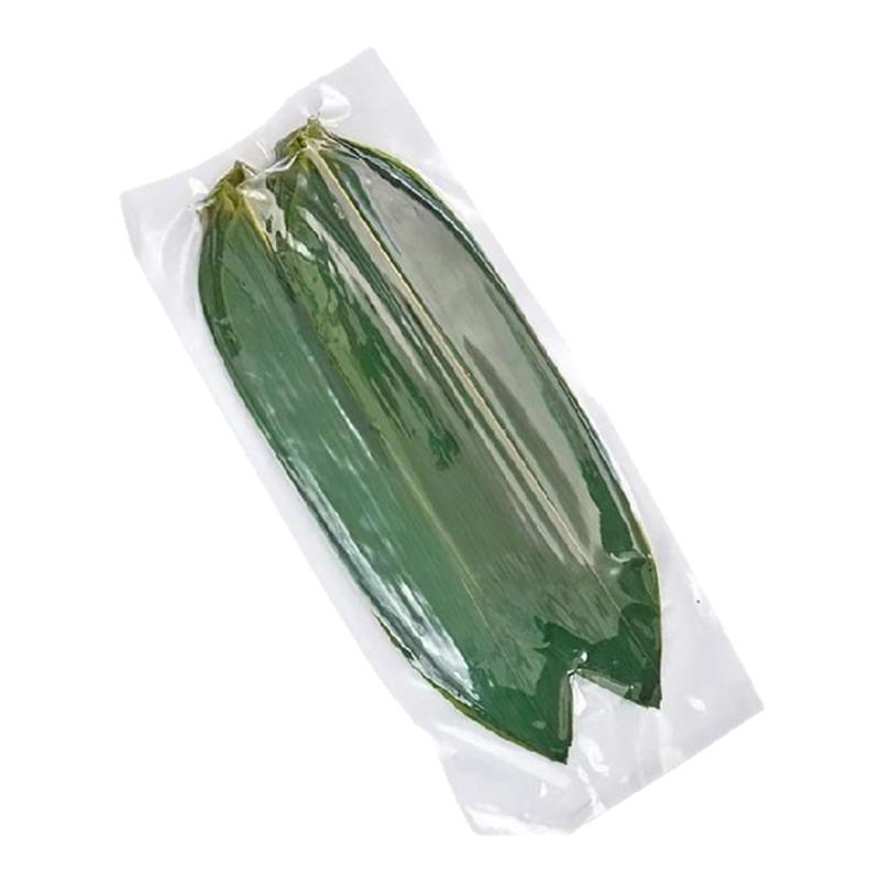 新鲜小箬叶100片 青竹叶 日式寿司料理烤肉摆盘装饰垫盘小粽子叶