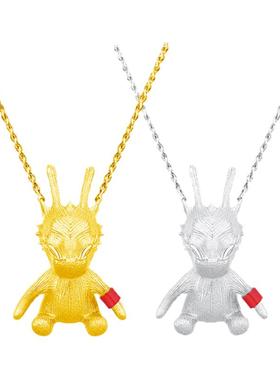 atplay镀金盒子链男女龙年限定