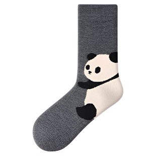 美利奴羊毛袜子女中筒袜冬季2026新款爆款保暖厚袜子秋冬加厚长袜