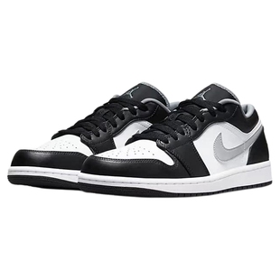 JORDAN耐克男鞋女鞋AJ1黑白灰低帮板鞋复古篮球鞋553558 DC0774