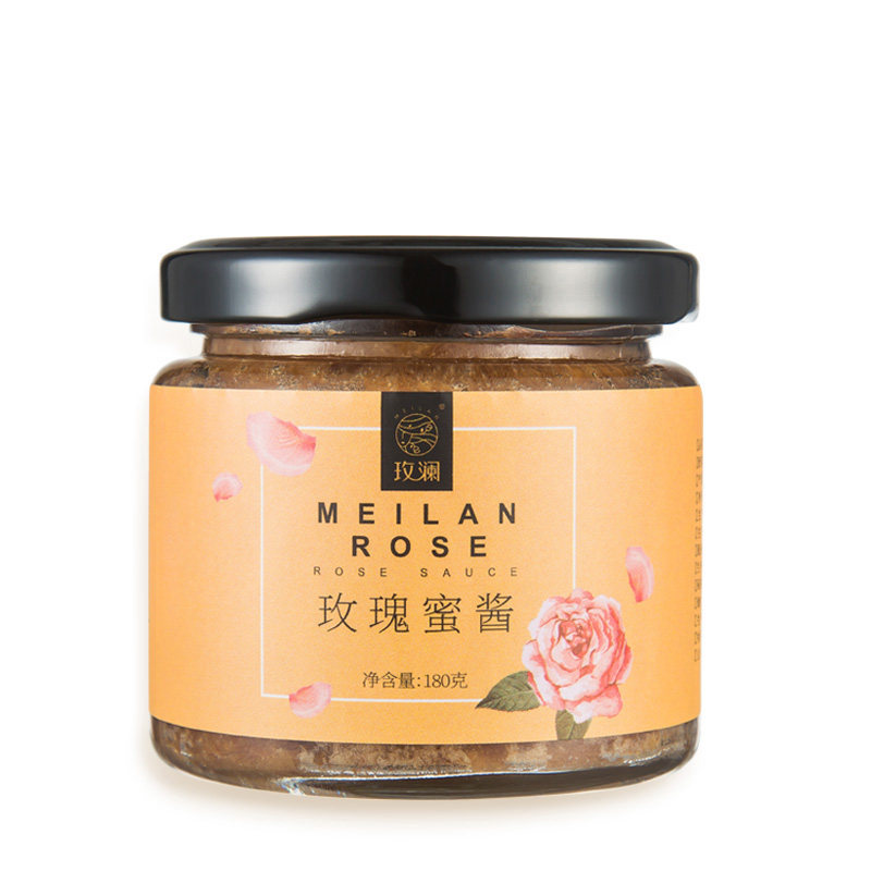 蜜酱天然食用玫瑰花烘焙奶茶