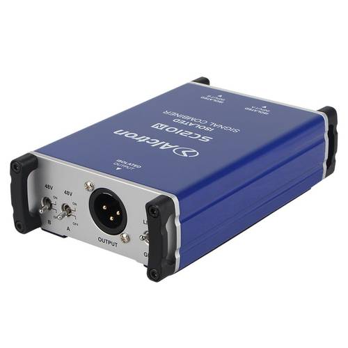 Alctron/爱克创 SC210N音频信号合并器麦克风信号合并器二合一