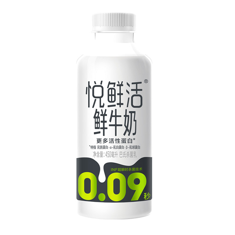 悦鲜活450ml/260ml+小食袋酸奶