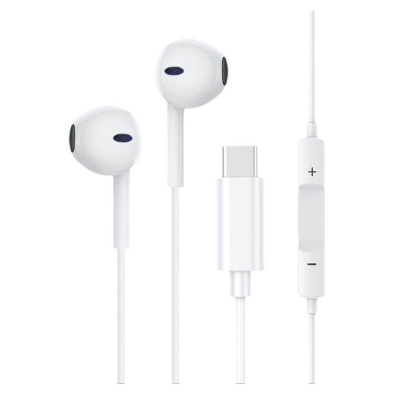高音质适用华为400pro/300/x60/iqoo优质35mm有线耳机typec接口