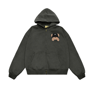 【商场同款】LALABOBO开衫卫衣26年春新潮原创巨好看印花百搭外套