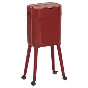 厨房垃圾桶专用家用2026新款高颜值带盖可移动大容量免弯腰高脚