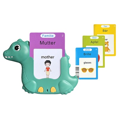 儿童英语法语俄语发声早教卡