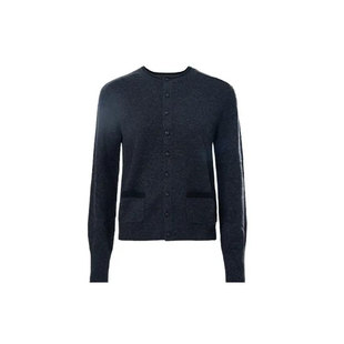 阿玛施AMASS 初冬穿搭韩系温柔风简约通勤百搭羊绒针织开衫548047