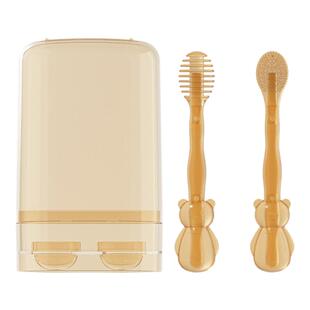 宝宝牙刷婴儿幼儿口腔清洁器新生0到1一岁硅胶洗舌苔乳牙刷牙神器