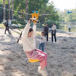 幼儿园儿童滑索室内户外溜索滑轮游乐场设备感统训练器材体育器械