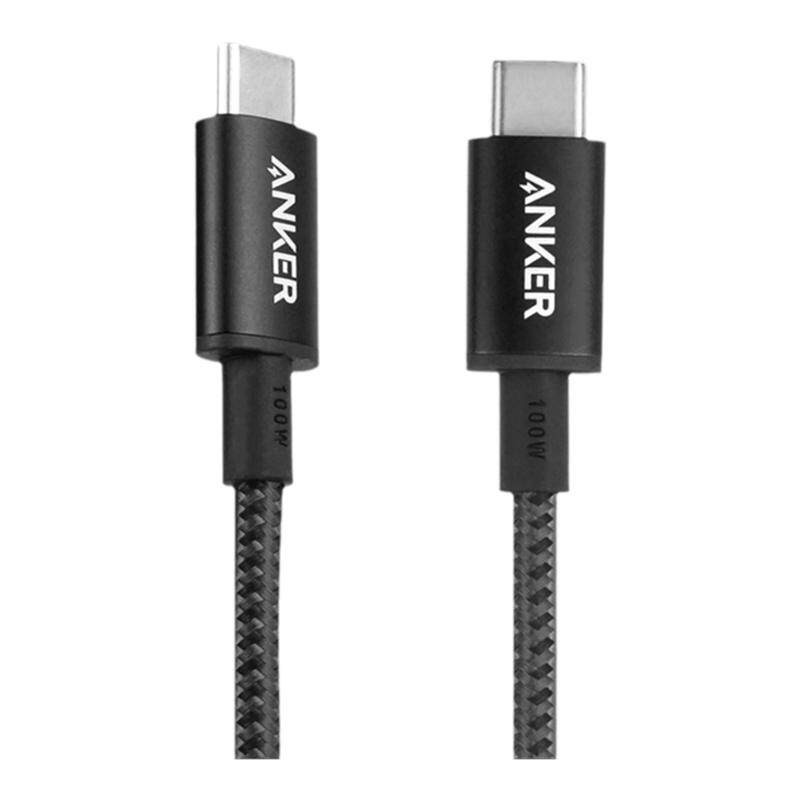 Anker安克尼龙编织100W超级快充PD双typeC充电线A-C数据线加长3米适用于苹果iPhone15/华为/安卓/