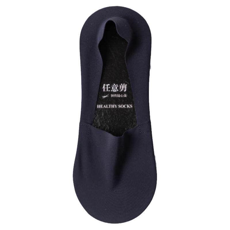 袜子男冰丝船袜纯棉夏季薄款防臭吸汗硅胶防滑无痕隐形浅口不掉跟