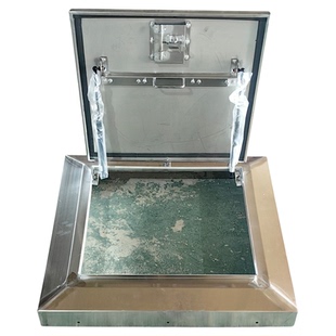 定制不锈钢楼顶检修孔防水盖地窖盖板屋面上人孔防雨盖板天井盖板