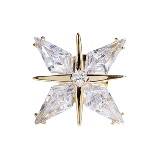 星光西装胸针领针男士网红新款团播绅士胸花衬衫配饰品生日礼物