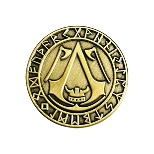 刺客信条英灵殿徽章金属胸针游戏周边Assassin's Creed valhalla