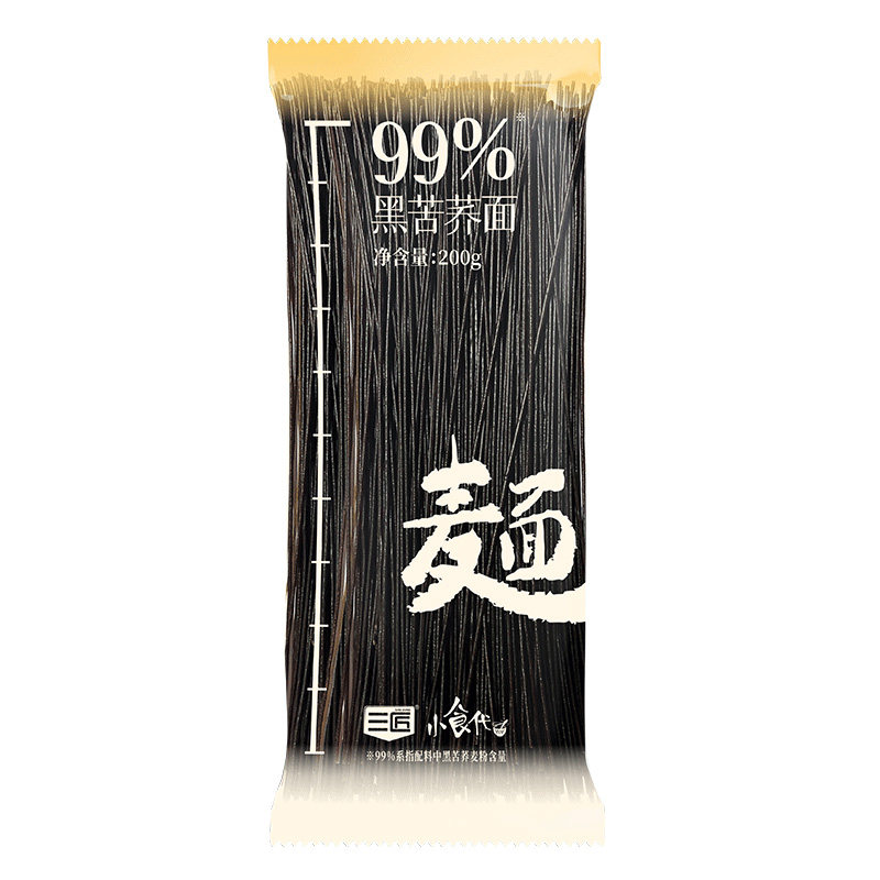 三匠黑苦荞面条99%含量