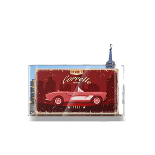 KGBOX乐高10321雪佛兰Corvette汽车亚克力展示盒模型防尘罩透明