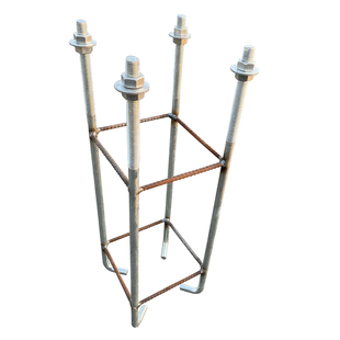 地脚螺栓六八角杆预埋件道路基础地笼路灯庭院灯监控立杆镀锌地锚