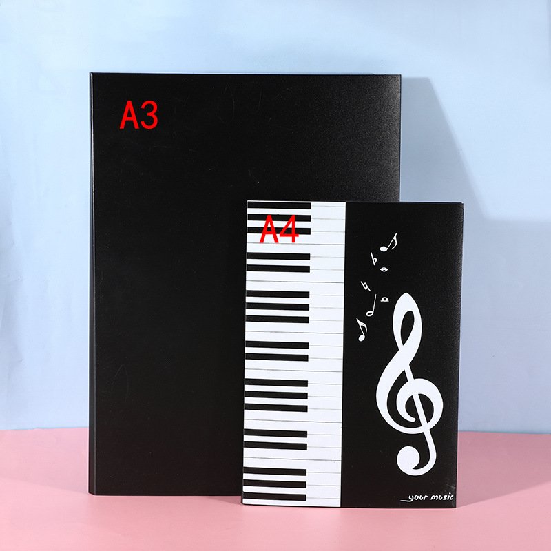 A3钢琴可修改谱夹曲谱夹钢琴演奏三专用A4折叠展开式页6夹乐谱