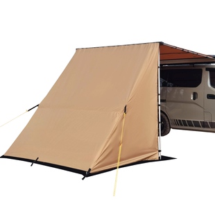 简森户外车边帐拓展配件三角庇护所帐篷天幕侧帐布房遮阳篷布雨棚