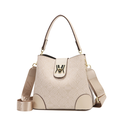 轻奢高级感水桶包复古百搭斜挎包