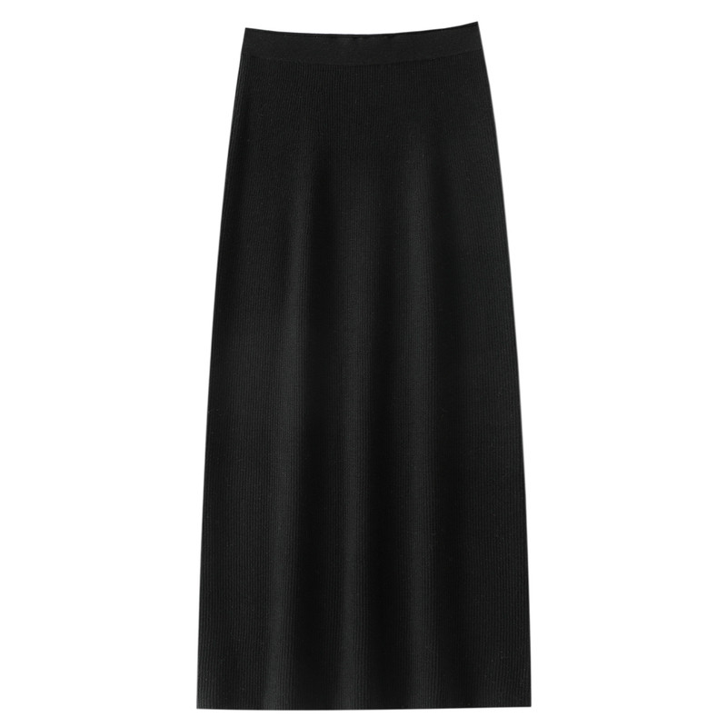 风尚集官方高端精纺100%羊毛裙子