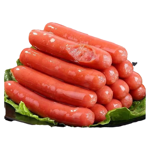 烤肠热狗肠50根台湾风味香肠火山石脆皮烤肠手抓饼火腿肠地道肠